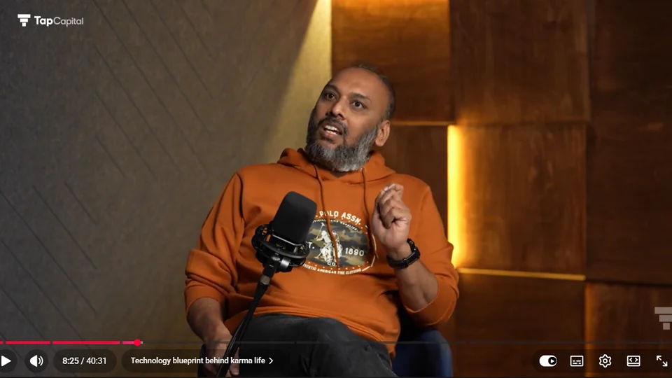 TapCapital podcast conversation about AI for social impact and the KarmaLife journey